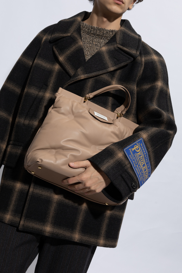 ■Maison Margiela■ Medium Glam Slam Shoulder Bag Beige S56W Big Glam Slam Leather Beige Bag – LE LABO STORE